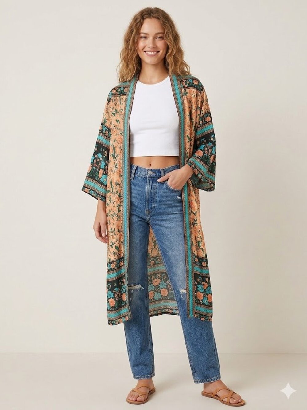 Floral Kimono - Picture 2 of 10
